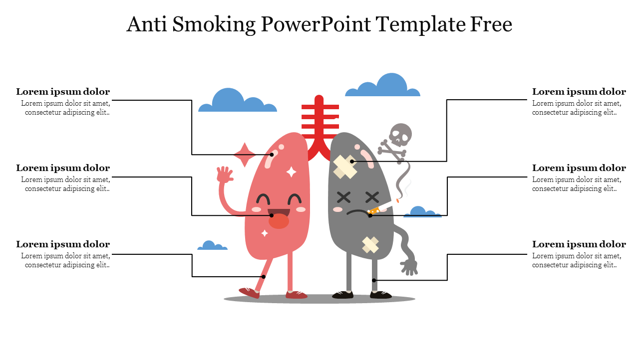 Anti Smoking PowerPoint Template Free